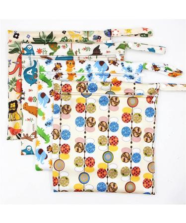 Baby Diaper Bag Wet Dry Bag | Nappy Organizer Bag | Waterproof Zipper Bag | Washable & Reusable Cloth Wet Bag | Color 8 M - Buy Online on GoSupps.com