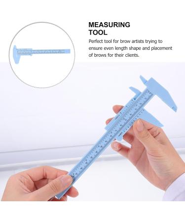2 pi ces R gle de Mesure Sourcils Portable Calibreur Vernier Pratique pour Maquillage Pr cis et quilibre - Buy Online on GoSupps.com