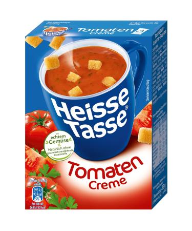 Erasco Hot Cup Tomato Cream with Croutons Pack of 12 (12 x 450 ml bags)