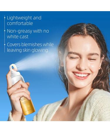 VGO Crystal Sunscreen Spray SPF 50 | Oxybenzone-Free UVA/UVB Protection | Lightweight & Water-Resistant | 150ml - Perfect for Body & Face - Buy Online on GoSupps.com