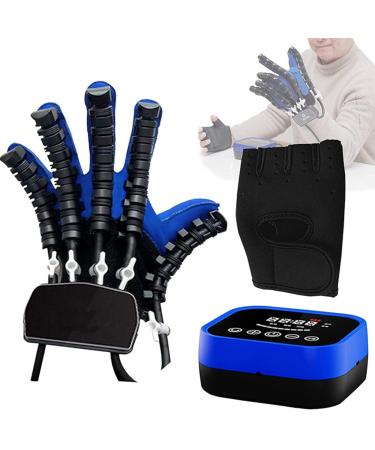 Finger Training Rehab Orthotics Finger Straightening Brace Guard Help Patient with Hand Dysfunction to Independently Carry Out Rehabilitation Right-XXL