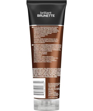 John Frieda Brilliant Brunette Colour Vibrancy Shampoo for Restored Tone and Texture (250 mL) - Buy Online on GoSupps.com