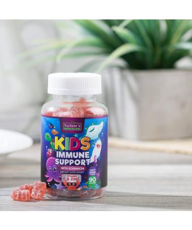 Echinacea Plus Vitamin C & Zinc Gummies for Kids - 90 Count | Nature's Nutrition - Buy Online on GoSupps.com