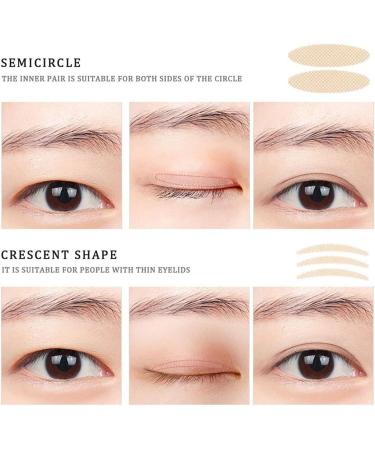 BANSHAN Invisible Fiber Double Eyelid Tape Stickers - Self-Adhesive Eye Tapes for Hooded and Mono-Eyelids (2 pcs) - Buy Online on GoSupps.com