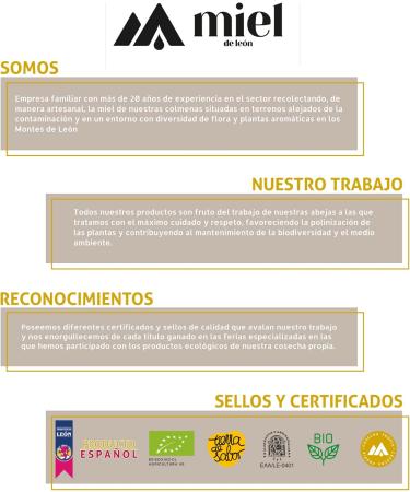 Pure bee honey. Spain honey | High mountain honey - 450 g - 100% natural and organic bee honey. Handmade product of clean harvest. Floral flavour - intense aroma. Origin Spain. - Buy Online on GoSupps.com
