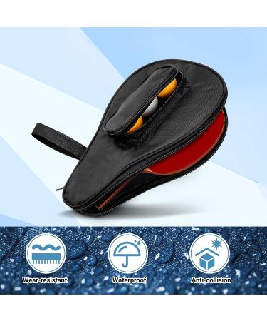 SelfTek Table Tennis Racket Cover: Ping Pong Paddle Case with Balls Pouch - Buy Online on GoSupps.com
