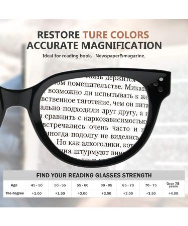 Eyekepper Oversize Reading Glasses for Women - Stylish Black +2.50 Readers for International Shipping - Buy Online on GoSupps.com