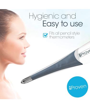 iProven Disposable Probe Covers - 50 Count for Oral and Rectal Thermometers | iProven PC-111 - Buy Online on GoSupps.com