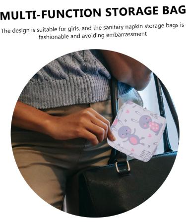 Lurrose 8-Piece Women's Makeup & Period Organizer Bags Set - Travel-Ready Multi-Color 13x13cm x 2PCs - Buy Online on GoSupps.com