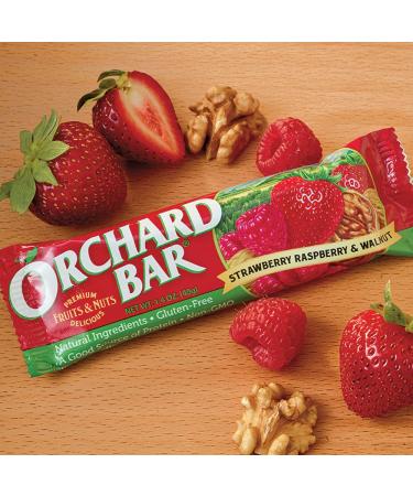 Orchard Bars Non-GMO Strawberry Raspberry Walnut Bars - 12 Pack 1.4oz - Buy Online on GoSupps.com