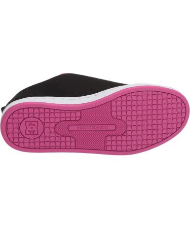 DC Women's Court Graffik Casual Low Top Skate Shoe - Black Pink - Size 42.5 EU - International Shipping Available - Buy Online on GoSupps.com