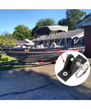 VTurboWay 4 Pack Marine Grade Nylon Bimini Top Deck Hinge Set - 316 Stainless Steel with Free Installation Screws - Buy Online on GoSupps.com