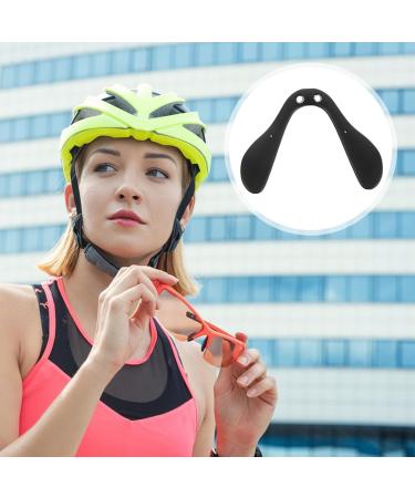 3x Nasal Pads for Bicycle Glasses - Soft Non-Slip Replacement Cushions for U-Shaped Sports Sunglasses (Black) - Buy Online on GoSupps.com