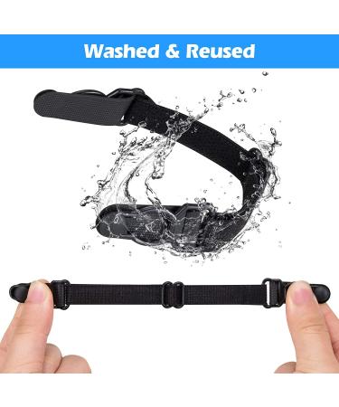12PCS Mask Extender Strap Ear Savers - Adjustable Mask Extension Hook for Comfortable Fit - Ear Protectors and Straps for Back of Head - 12 Count - Buy Online on GoSupps.com