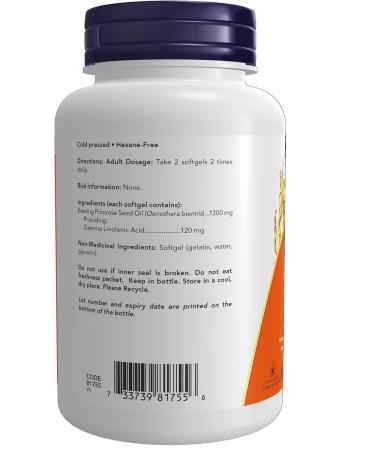 NOW Supplements Super Primrose Oil 1 300mg Softgels 60 Count - Buy Online on GoSupps.com