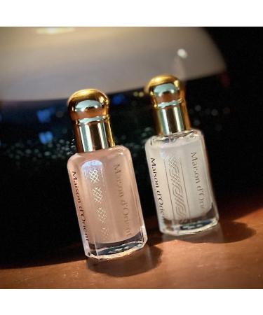 Maison d'Orient Tahara Collection 2x6mL | Pink Musk & White Musk Body Oil Perfume for Women | Arabian Perfume Oils | Arab Perfumes for Women (Perfumes Arabes de Mujer - Almizcle Blanco y Rosa) 2 x 6mL Samples - Buy Online on GoSupps.com