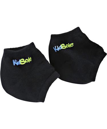KidSole Gel Heel Strap for Kids with Heel Sensitivity - 2 Pair Pack (Kids Sizes 1-6, Black) - Ideal for Severs Disease & Plantar Fasciitis - Buy Online on GoSupps.com