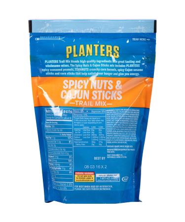 Spicy Nuts & Cajun Sticks Trail Mix - 6 oz | Savory Planters Snack Mix - Buy Online on GoSupps.com