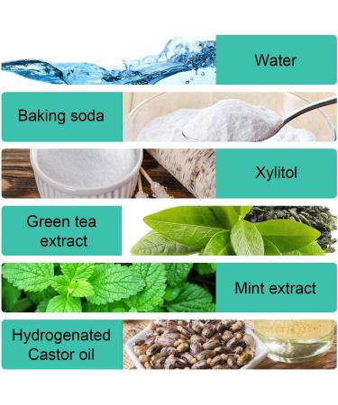 Teeth Whitening Toothpaste Foam 60ml - Brighten Your Smile Remove Coffee & Smoking Stains - Buy Online on GoSupps.com