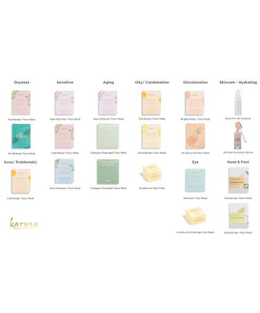 Karuna Age-Defying Face Mask Sheet - Moisturizing & Collagen Boosting for Wrinkles Healthy Glow & Revitalized Mature Skin - International Shipping Available - Buy Online on GoSupps.com
