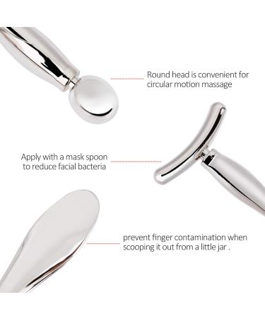 Premium Eye Cream Applicator & Massage Stick | 4-Piece Anti-Aging Facial Care Tool Set - International Shipping Available - Buy Online on GoSupps.com