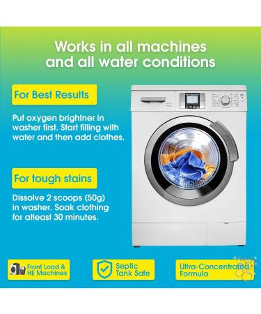 Country Save Oxygen Powered Brightener - Color-Safe Laundry Whitener (40 wash loads) - Buy Online on GoSupps.com