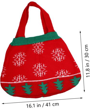 KONTONTY 1pc Christmas Bag Shoulder Bag Christmas Messenger Bag Party Candy Bag Candy Stand Miss Storage - Buy Online on GoSupps.com