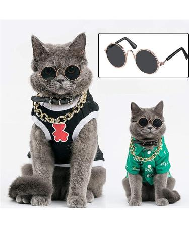 5 Pieces Pet Glasses | Fashion Sunglasses for Dogs & Cats | Retro Style Small & Medium Pet Sunglasses - Buy Online on GoSupps.com