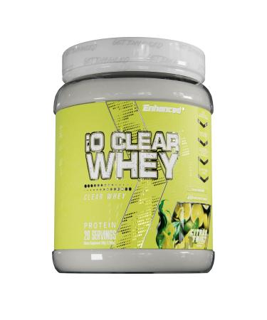Enhanced Labs iO Clear Whey Protein Available in 3 Flavors 20 Servings 24g Protein per Serving (1 Tub Citrus Twist) Citrus Twist 1.29 Pound (Pack of 1)