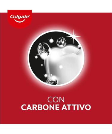  Colgate Colgate Max White Carbon Whitening Toothpaste 4 x 75ml Packs | Gentle Mineral Toothpaste with Activated Charcoal for Teeth Whitening | Teeth Whitening | Natural White - Buy Online on GoSupps.com