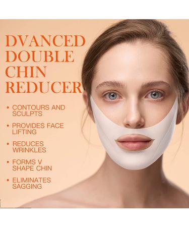 Nubical V Line Lifting Mask - 7 Piece Set for Double Chin Reduction and Face Slimming - V Shaped Lift Tape in Orange - Buy Online on GoSupps.com
