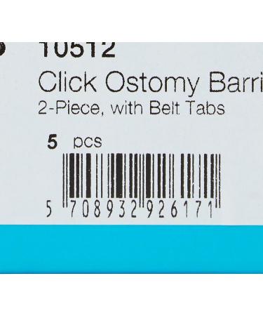 SenSura Mio Click Ostomy Barrier 10512 - Pack of 5 | Trim-to-Fit Standard Wear Elastic 50mm | 2-Piece | 10-45mm - Buy Online on GoSupps.com