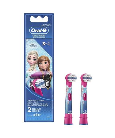 Oral-B Kids Frozen Replacement Brush Heads Extra Soft 3+ Years 2 Brush Heads