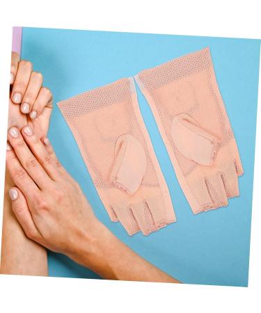 FRCOLOR 1 Pair golf glove nail UV gloves UV nail gloves UV protection gloves for nail UV protection gloves for manicure nail art anti-uv gloves UV gloves for nail thin section cotton gel - Buy Online on GoSupps.com