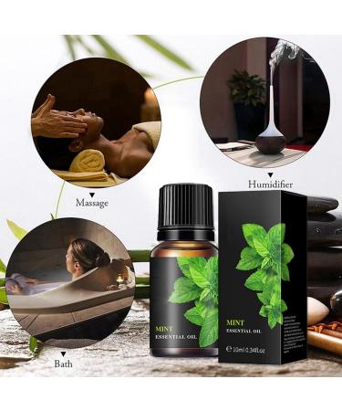Peppermint Oil - 100% Natural Essential Mint Oil for Diffusers Humidifiers & Massage | 10ml - Buy Online on GoSupps.com