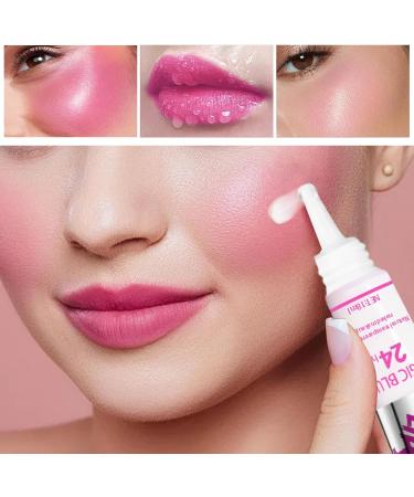 Color Changing Blush - Natural Glow Liquid Blush Tint Long-Lasting Face Makeup for Girls | Easy-to-Use Lightweight Cream Blush Builder Formula - Buy Online on GoSupps.com