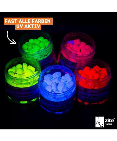 Zite Fishing Troutmallows - Premium Marshmallow Bait for Trout - 40g - Vibrant Colors & Intense Flavors - Perfect for Combination with Natural Baits - 6 Series Mix Bundle - Buy Online on GoSupps.com