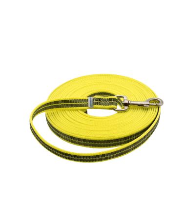 Rubberized leash without hand loop - neon yellow 750 cm (7.5 m) 750 cm neon yellow - Buy Online on GoSupps.com