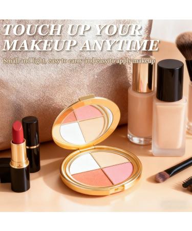 Glow Wardrobe Eye & Cheek Palette - 4-Shade Highlighting & Blush Makeup Palette with Silky Blendable Texture Long-Lasting Gl - Buy Online on GoSupps.com