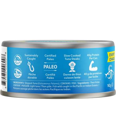 Safe Catch Canned Wild Tuna Fish Wild Caught Lowest Mercury Gluten-Free Kosher Non-GMO Whole30 Approved Paleo Keto Food 5oz Can 12-Pack - Buy Online on GoSupps.com