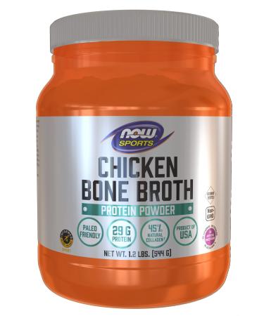 Now Foods Sports Chicken Bone Broth Protein Powder 1.2 lbs (544 g)