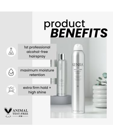 Kenra Shaping Spray 21 | Alcohol Free Hairspray | Max Moisture Retention | Extra Firm Hold & High Shine | Optimal Working Time | All Hair Types 8-Ounce (2-Pack) - Buy Online on GoSupps.com
