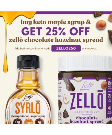 Buy Livlo Syrlo Classic Maple Syrup 8 fl oz - Pure Maple Flavor - Buy Online on GoSupps.com