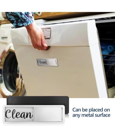 HOLIDYOYO Dishwasher Magnet Clean Dirty Sign Non-scratching Sticky Tab Clean Dirty Running Empty Magnet Lissabergs Slide Indicator for Better Kitchen Home - Buy Online on GoSupps.com