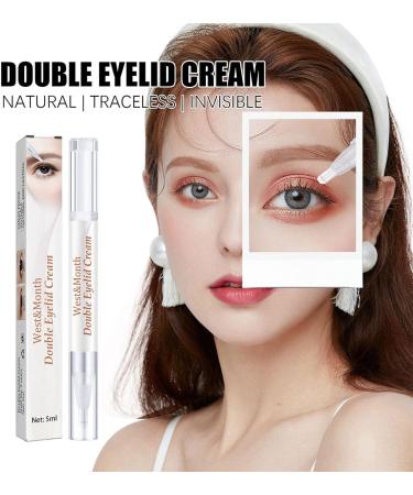 Double Eyelid Cream | Eyelid Lift Glue Invisible Double-Fold Eyelid for Single Eyelid Long-Term Adhesion Transparent Littryee - Buy Online on GoSupps.com
