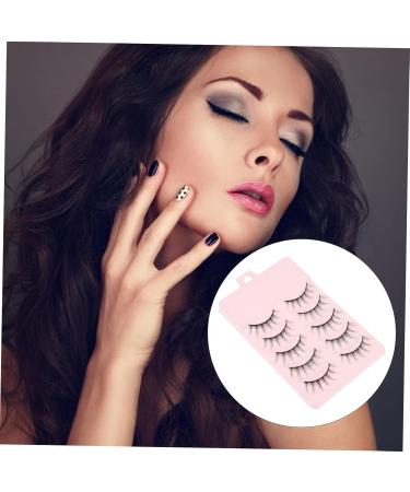 FRCOLOR 5 Pairs of False Eyelashes Fibre Adhesive Slim 5D - Buy Online on GoSupps.com