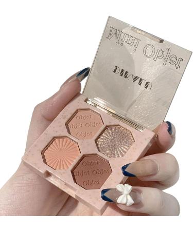 XGZ Eyeshadow Makeup Shimmer Glitter Eye Shadow Long Lasting Self-Adhesive Eye Shadow Neutral Cosmetic Eye Shadow 4 Colors - Buy Online on GoSupps.com