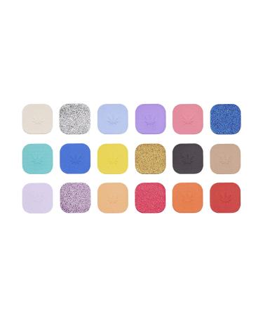 Makeup Revolution Forever Flawless Eyeshadow Palette - Good Vibes Hype | 18 Shades - 19.8g - Buy Online on GoSupps.com