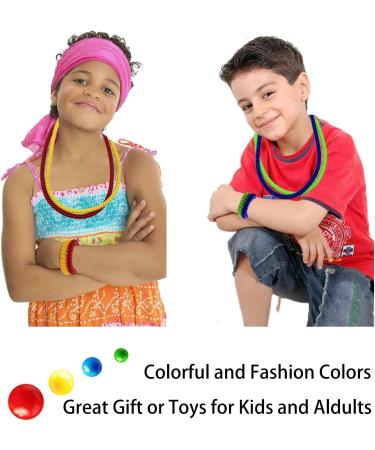 Sensory Chew Necklaces and Bracelets Set 8 Pack - Oral Sensory Toys for Kids with Autism, Anxiety, Nail Biting - Hlyejun Chew Necklace Replacement - Calming Sensory Tools for Autistic Children - Buy Online on GoSupps.com