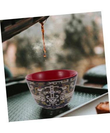 LABRIMP Tea House Accessory Ceramic Tea Cup Chinese Decor Glasses Tea Bowl Home Teacup Japan Single Cup Office As Shown 8X8X4.8CM - Buy Online on GoSupps.com